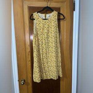 Old Navy yellow floral dress